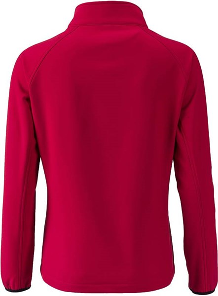 Obrázky: SOFTSHELL dámská červená bunda PERFECTA 280 L, Obrázek 3