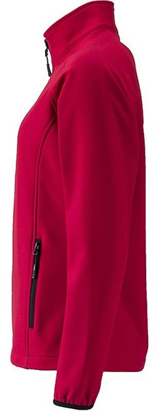 Obrázky: SOFTSHELL dámská červená bunda PERFECTA 280 L, Obrázek 4