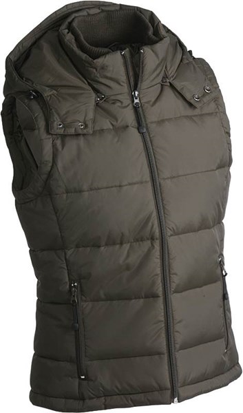 Obrázky: Pánská zimní vesta hnědá, XL