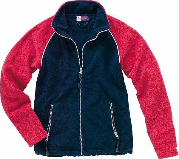 Obrázky: Runner fleece USBASIC červený dámský svetr XL, Obrázek 1