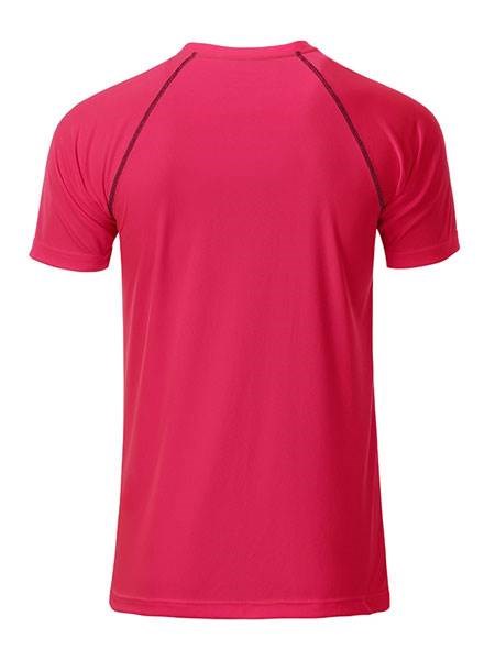 Obrázky: Pánské funkční tričko SPORT 130, růžová/antrac. XL, Obrázek 1