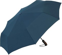Obrázky: Exklusivní třídílný automatický deštník - modrý