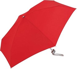 Obrázky: Čtyřdílný skládací mini deštník v obalu - červený