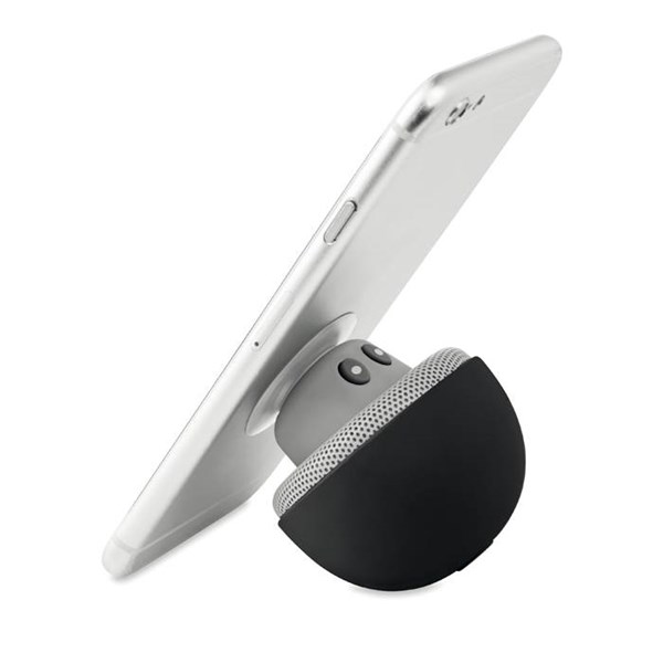 Obrázky: Bluetooth reproduktor ve tvaru houby, černý, Obrázek 3