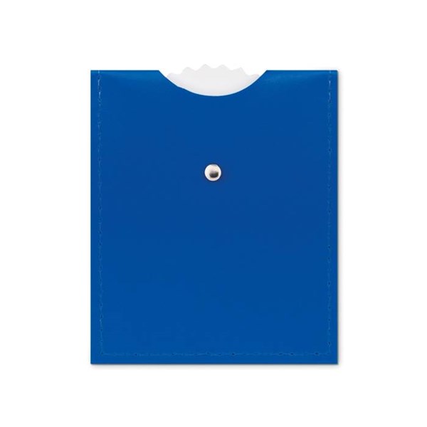 Obrázky: Modré parkovací hodiny z koženky s prošitím, Obrázek 2