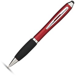 Obrázky: Červené kuličkové pero se stylus hrotem,ČN