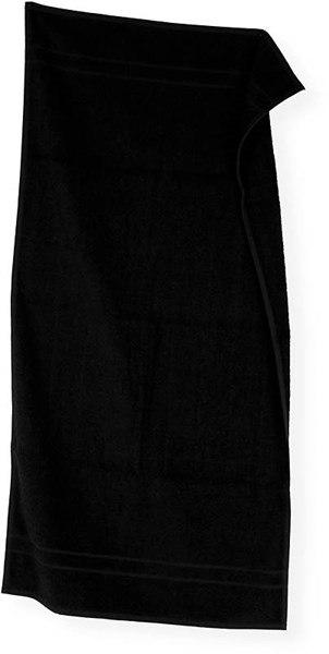 Obrázky: Černý ručník LUXURY 30x50 cm,gram. 400 g/m2, Obrázek 2
