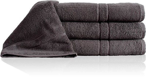 Obrázky: Grafitový ručník LUXURY 30x50 cm,gram. 400 g/m2, Obrázek 3