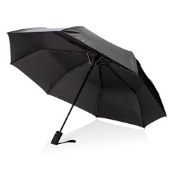 Obrázky: Černý skládací automatický deštník Deluxe