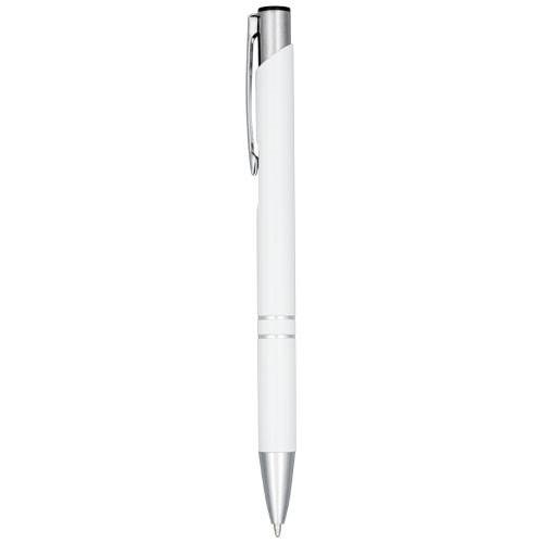 Obrázky: Bílé kuličkové hliníkové pero s ocelovým klipem, Obrázek 3