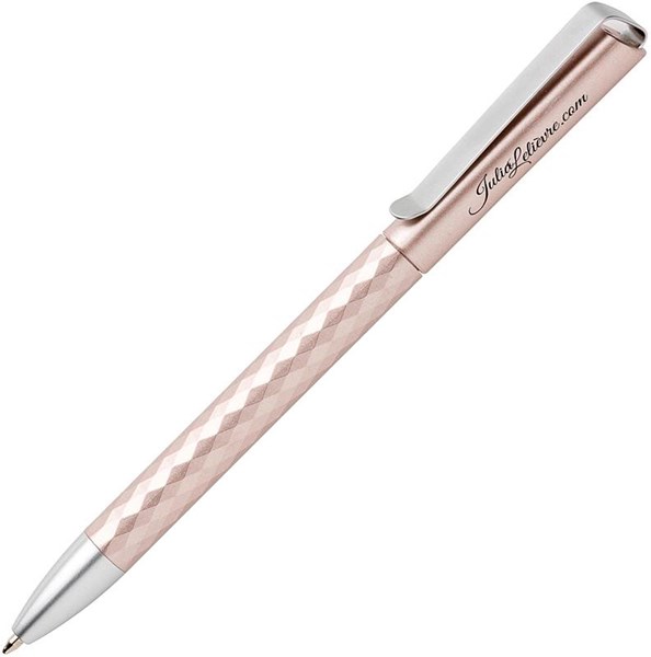 Obrázky: Plastové pero s kovovým klipem, růžové, Obrázek 5
