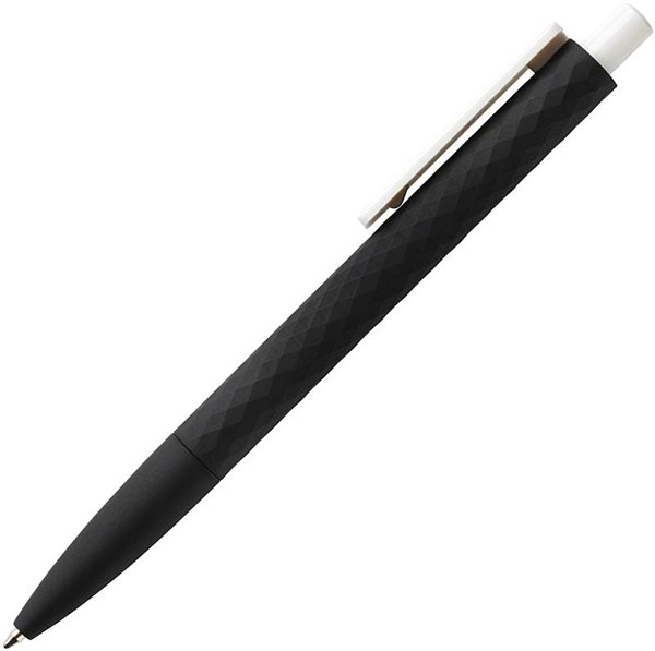 Obrázky: Černé kul. pero Smooth touch s diamant.  vzorem, Obrázek 3