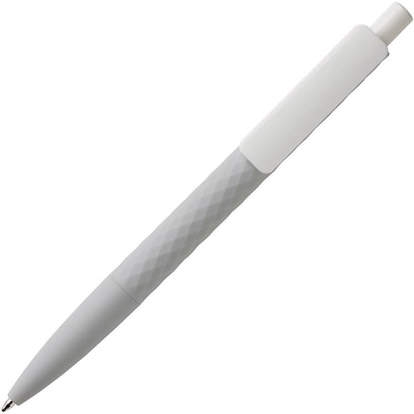 Obrázky: Šedé kul. pero Smooth touch s diamant. vzorem, Obrázek 2