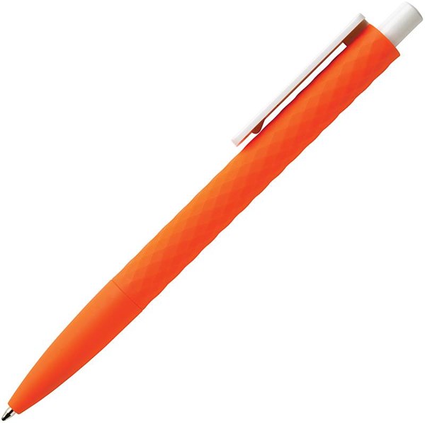 Obrázky: Oranžové kul. pero Smooth touch s diamant. vzorem, Obrázek 3