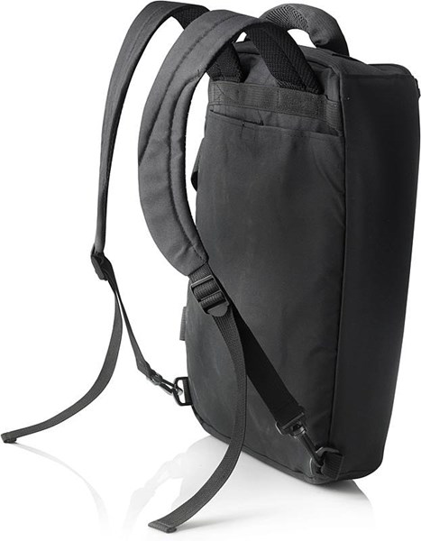Obrázky: Černá polyesterová taška/ batoh na notebook, Obrázek 3
