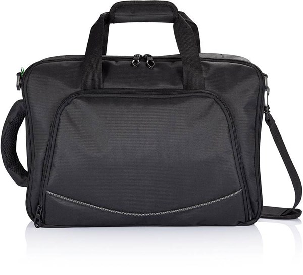 Obrázky: Černá polyesterová taška/ batoh na notebook, Obrázek 4