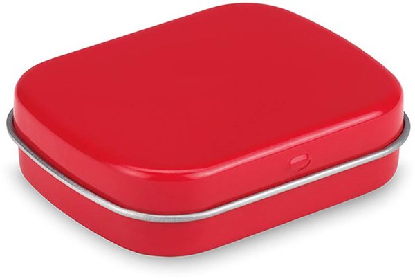 Obrázky: Bonbóny (28 g) v červené kovové krabičce