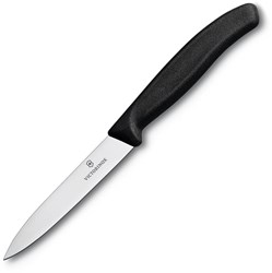 Obrázky: Černý nůž na zeleninu VICTORINOX, čepel 10 cm
