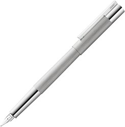 Obrázky: LAMY Scala Brushed Steel, plnicí pero, F