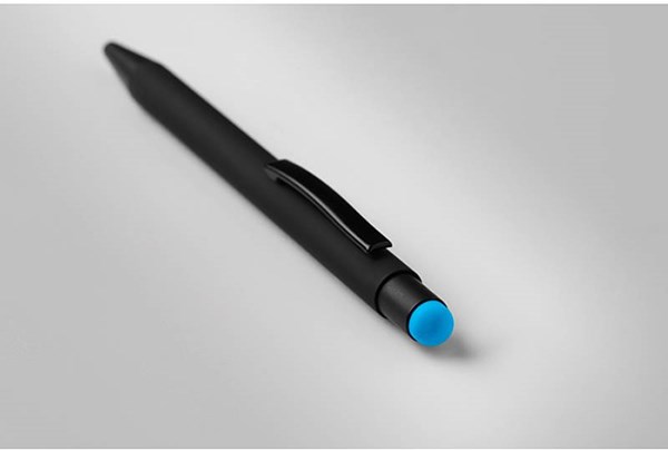 Obrázky: Černé hliníkové pero s tyrkysovým stylusem, Obrázek 4