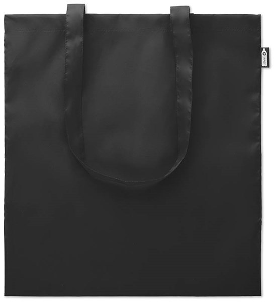 Obrázky: Černá nákupní taška ze 190T RPET