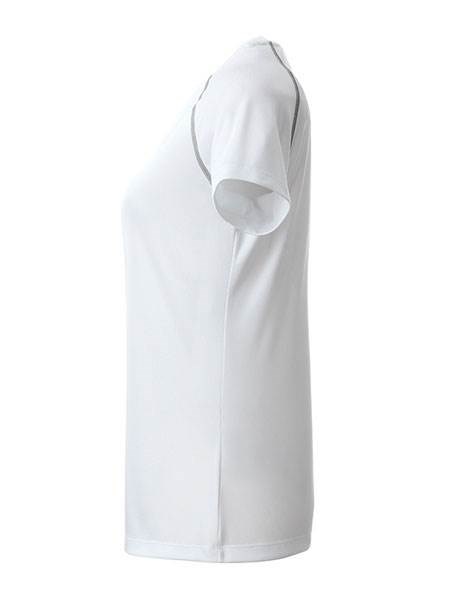 Obrázky: Dámské funkční tričko SPORT 130, bílá/šedá XL, Obrázek 3