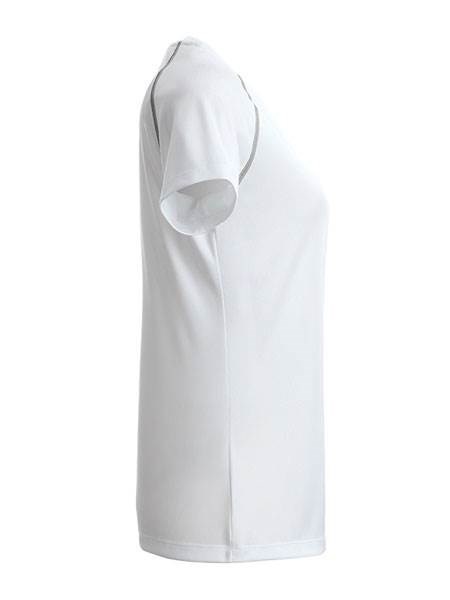 Obrázky: Dámské funkční tričko SPORT 130, bílá/šedá XL, Obrázek 4