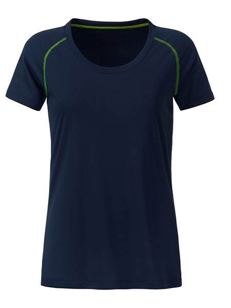 Obrázky: Dámské funkční tričko SPORT 130, modrá/žlutá XL, Obrázek 2