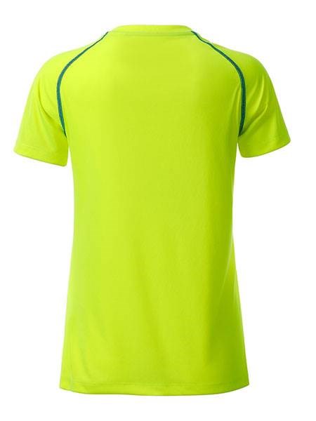 Obrázky: Dámské funkční tričko SPORT 130, žlutá/modrá XS