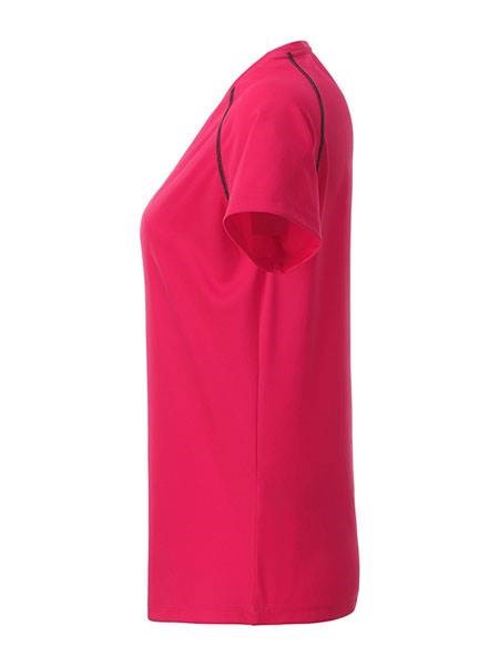 Obrázky: Dámské funkční tričko SPORT 130, růžová/antrac. M, Obrázek 3