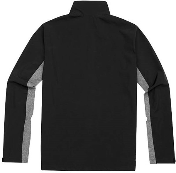 Obrázky: Pánská černo-šedá softshellová bunda Vesper XXL, Obrázek 2