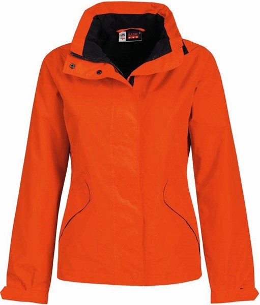 Obrázky: Sydney USBASIC dámská oranžová  bunda s kapucí M, Obrázek 2