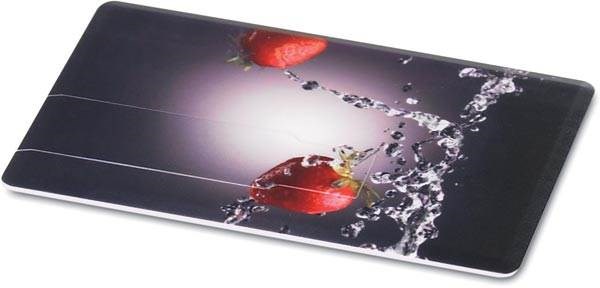 Obrázky: Memorama bílý USB flash disk, kreditní  karta 16GB, Obrázek 4