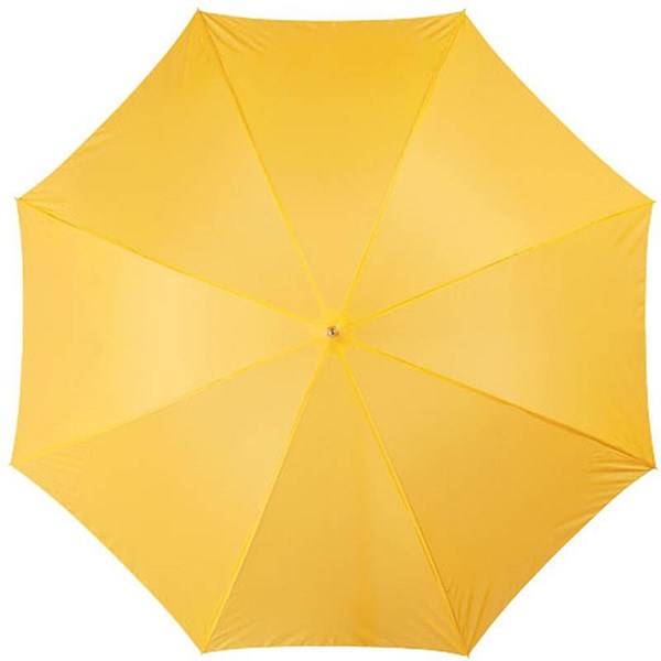 Obrázky: Žlutý automatický deštník, tvarovaná rukojeť, Obrázek 2