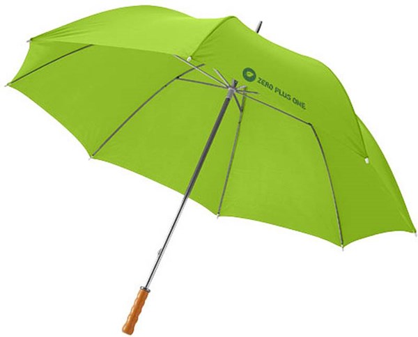 Obrázky: Velký golf. deštník, tvarovaná rukojeť, limetkový, Obrázek 3
