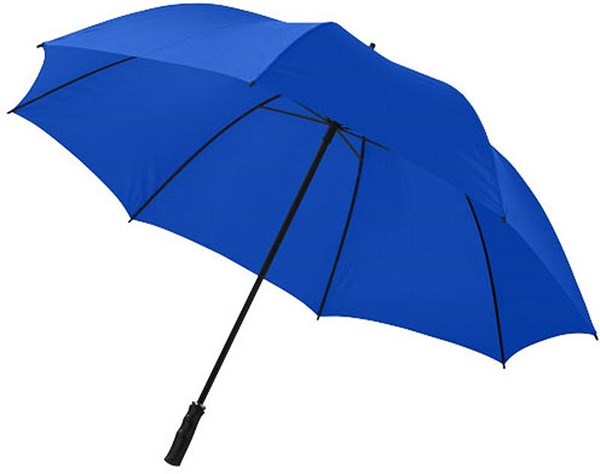 Obrázky: Král. modrý golfový deštník s tvarovanou rukojetí