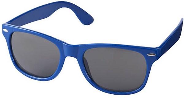 Obrázky: Sluneční brýle s modrou plastovou obrubou, UV 400