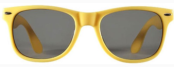 Obrázky: Sluneční brýle se žlutou plastovou obrubou, UV 400, Obrázek 2