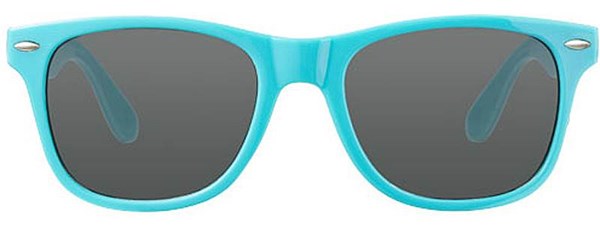 Obrázky: Sluneční brýle s tyrkys. plastovou obrubou UV 400, Obrázek 3