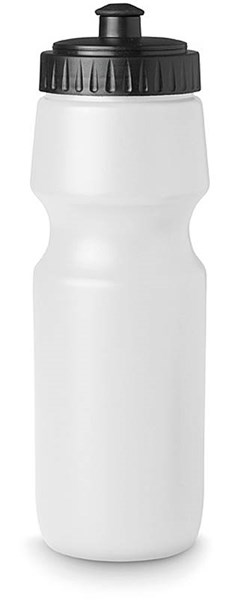 Obrázky: Bílá sportovní láhev z pevného plastu, 700 ml