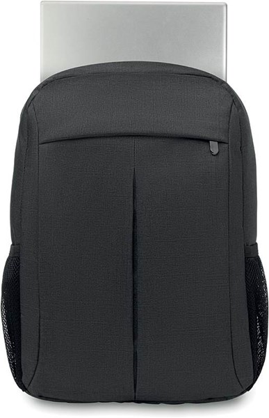 Obrázky: Černý polyesterový batoh na laptop 15