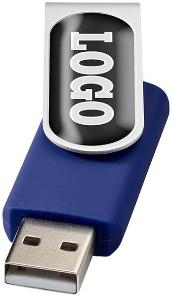 Obrázky: Twister modrý USB flash disk 2GB pro doming