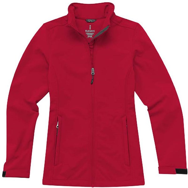 Obrázky: Červená dámská softshellová bunda Maxson ELEVATE M, Obrázek 3