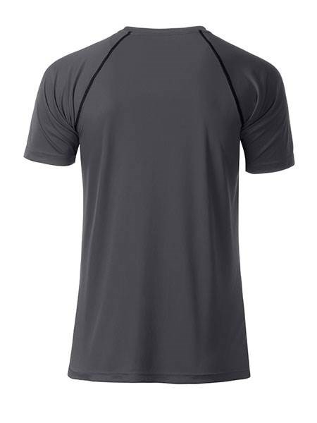Obrázky: Pánské funkční tričko SPORT 130, šedá/černá M