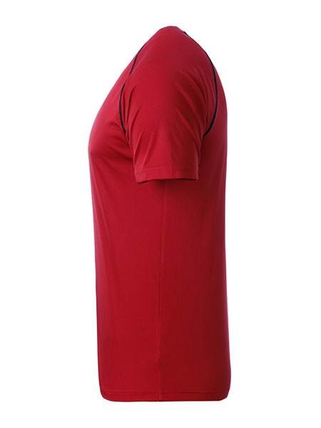 Obrázky: Pánské funkční tričko SPORT 130, červená/černá XL, Obrázek 3
