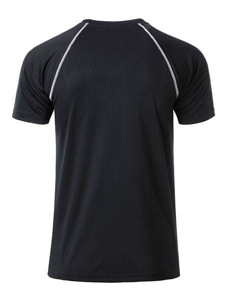 Obrázky: Pánské funkční tričko SPORT 130, černá/bílá XXL