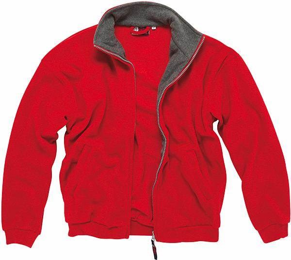Obrázky: Nashville Fleece USBASIC červená bunda XL, Obrázek 1
