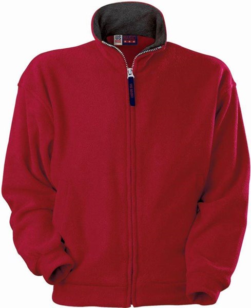 Obrázky: Nashville Fleece USBASIC červená bunda XL, Obrázek 2