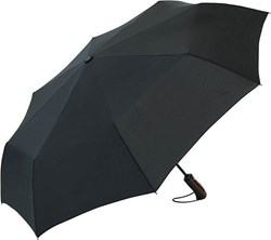 Obrázky: Exklusivní třídílný automatický deštník - černý