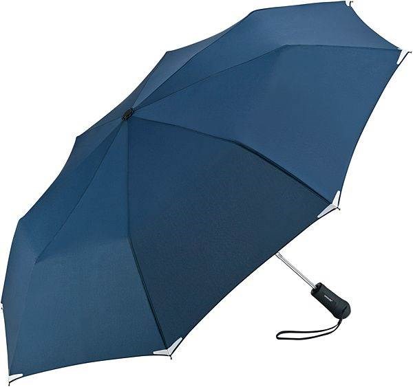 Obrázky: Automatický deštník s LED svítilnou - modrý, Obrázek 1